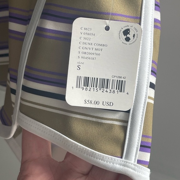 NEW Free People FP Movement Island Time Shorts  Dune Combo Olive Purple Small - Picture 4 of 6